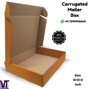 corrugated mailer box-15x12x3 inch-pack of 10