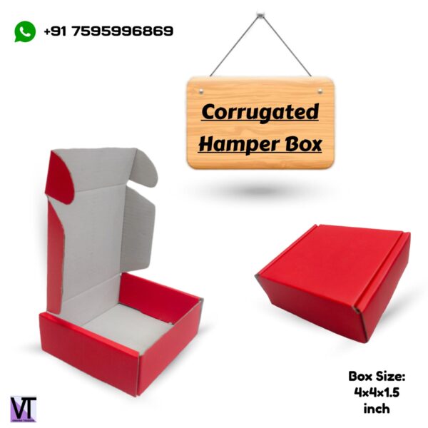 corrugate hamper box-4x4x1.5-pack of 20 - Image 6